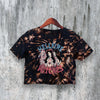 Halloween Crop Top Hellfire Witches Crop Tee Vintage Horror Shirt - bestshirtz#