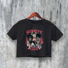 Halloween Crop Top Horrify Club Crop Tee Vintage Horror Shirt - bestshirtz#