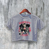 Halloween Crop Top Horrify Club Crop Tee Vintage Horror Shirt - bestshirtz#