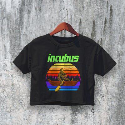 Incubus Crop Top Tour Concert Crop Tee Red Rocks Shirt Live Music Merch - bestshirtz#