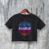 Incubus Crop Top Psychedelic Circle Crop Tee Vintage Rock Shirt Tour Logo