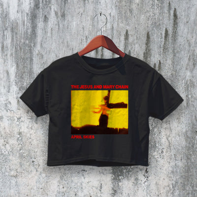 The Jesus and Mary Chain Crop Top Darklands Crop Tee Music Band Shirt