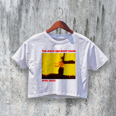 The Jesus and Mary Chain Crop Top Darklands Crop Tee Music Band Shirt