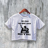 The Jesus and Mary Chain Crop Top Hate Rock 'n' Roll Crop Tee Band Shirt