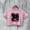 The Jesus and Mary Chain Crop Top Psychocandy Crop Tee Indie Band Shirt