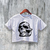 Jeromes Dream Crop Top Skull Crop Tee Band Screamo Shirt Emo Punk - bestshirtz#