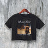 Vintage Mazzy Star Crop Top Fade into You Crop Tee 90s Hope Sandoval Shirt