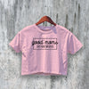 Mom Crop Top Good Mom Angry Crop Tee Mother’s Day Shirt Mom Gift - bestshirtz