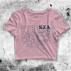 SZA Crop Top Ctrl Crop Tee Album Cover Art Ctrl SZA Shirt - bestshirtz#