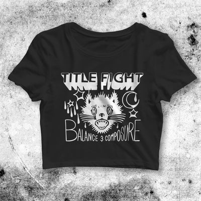 Title Fight Crop Top Balance and Composure Crop Tee Music Tour Shirt - bestshirtz#