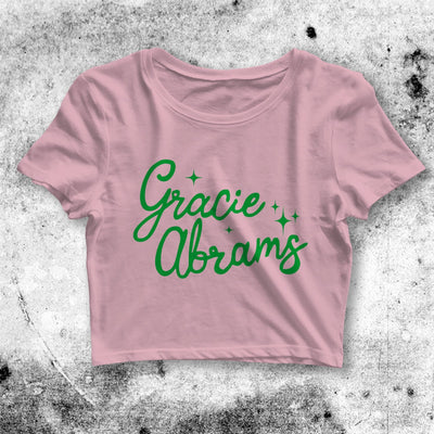 Logo Gracie Abrams Crop Top Gracie Abrams Crop Tee Aesthetic Music Shirt - bestshirtz#