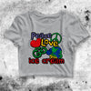 Peace Love and Ice Cream Crop Top Y2K Crop Tee Aesthetic Y2K Shirt - bestshirtz#