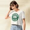 Pokemon Koffing Crop Top | Retro Anime Graphic Y2K Aesthetic Crop Tee for Women - bestshirtz