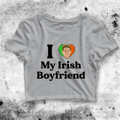 Irish Boyfriend Crop Top Y2K Crop Tee Love Ireland Shirt Love Gentleman - bestshirtz#