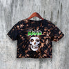 Misfits Crop Top Skull Logo Crop Tee The Misfits Shirt Punk Rock Band