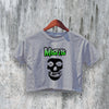 Misfits Crop Top Skull Logo Crop Tee The Misfits Shirt Punk Rock Band