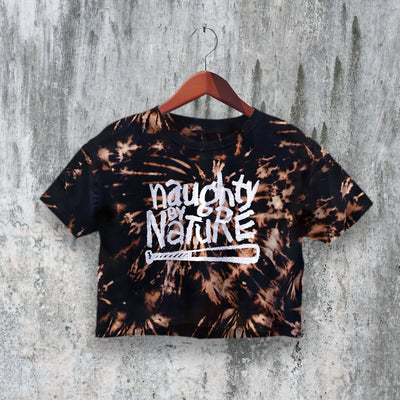 Naughty By Nature Crop Top Baseball Bat Crop Tee Hip Hop Shirt Rap Logo - bestshirtz#