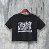 Naughty By Nature Crop Top Baseball Bat Crop Tee Hip Hop Shirt Rap Logo - bestshirtz#