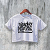 Naughty By Nature Crop Top Baseball Bat Crop Tee Hip Hop Shirt Rap Logo - bestshirtz#