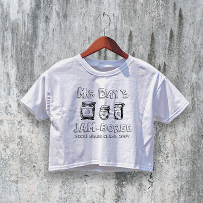 New Girl Crop Top Ms Day's Jam-Boree Crop Tee Sixth Grade Class Shirt