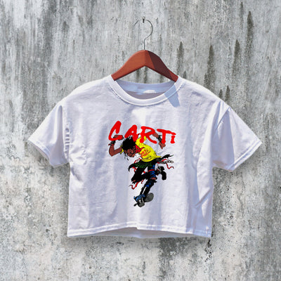 Playboi Carti Bootleg Crop Top Carti 2017 Tour Crop Tee Rapper Shirt