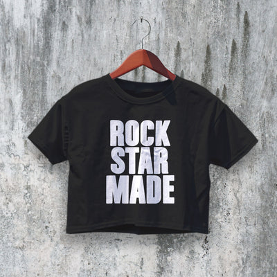 Playboi Carti Crop Top Rockstar Made Crop Tee Rap Streetwear Rapper Shirt