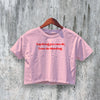 Anything You Can Do Crop Top Political Crop Tee I Can Do Bleeding Shirt