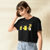 Pokemon Pikachu Evolution Crop Top | Pichu Pikachu Raichu Anime Graphic Y2K Aesthetic Crop Tee