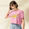Pokemon Pikachu Evolution Crop Top | Pichu Pikachu Raichu Anime Graphic Y2K Aesthetic Crop Tee