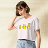 Pokemon Pikachu Evolution Crop Top | Pichu Pikachu Raichu Anime Graphic Y2K Aesthetic Crop Tee