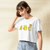 Pokemon Pikachu Evolution Crop Top | Pichu Pikachu Raichu Anime Graphic Y2K Aesthetic Crop Tee
