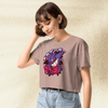 Pokemon Gengar Crop Top | Gastly Haunter Gengar Ghost Anime Y2K Crop Tee - bestshirtz