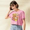 Pokemon Raichu Crop Top | Pichu Pikachu Raichu Anime Graphic Aesthetic Crop Tee