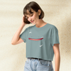 Pokemon Ditto Smile Crop Top | Cute Kawaii Ditto Face Anime Crop Tee | Y2K Pokemon Shirt