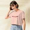 Pokemon Ditto Smile Crop Top | Cute Kawaii Ditto Face Anime Crop Tee | Y2K Pokemon Shirt