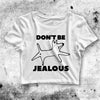 Y2K Crop Top Don't Be Jealous Crop Tee Dog Meme Aesthetic Y2K Shirt - bestshirtz#