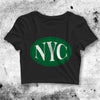 New York City Crop Top NYC Shirt New York Aesthetic Y2K Shirt - bestshirtz#