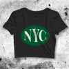 New York City Crop Top NYC Shirt New York Aesthetic Y2K Shirt