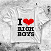 I Love Rich Boy Crop Top I Love Rich Boy Shirt Rich Aesthetic Y2K Shirt - bestshirtz#