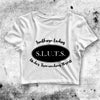 Southern Ladies SLUTS Crop Top Custom Shirt SLUTS Aesthetic Y2K Shirt - bestshirtz#