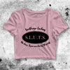 Southern Ladies SLUTS Crop Top Custom Shirt SLUTS Aesthetic Y2K Shirt - bestshirtz#