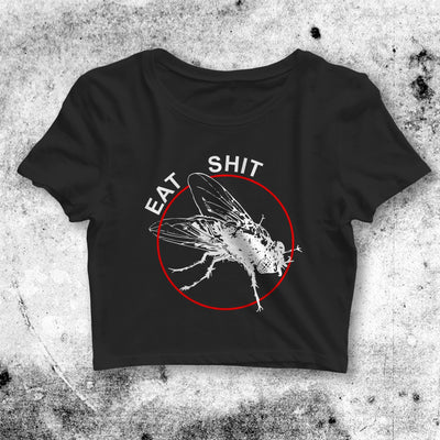 Eat Shit Crop Top Eat Shit Shirt Meme Aesthetic Y2K Shirt - bestshirtz#