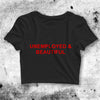 Unemployed And Beautiful Crop Top Funny Shirt Bitch Aesthetic Y2K Shirt - bestshirtz#