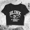 Blink 182 Band 1992 Crop Top Blink 182 Shirt Bunny 90s Punk Rock Merch - bestshirtz#