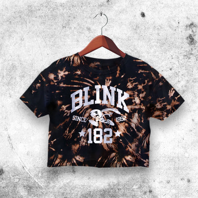 Blink 182 Band 1992 Crop Top Blink 182 Shirt Bunny 90s Punk Rock Merch - bestshirtz#