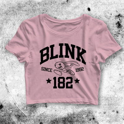 Blink 182 Band 1992 Crop Top Blink 182 Shirt Bunny 90s Punk Rock Merch - bestshirtz#