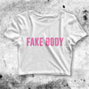 Fake Body Crop Top Fake Body Shirt Bitch Aesthetic Y2K Shirt