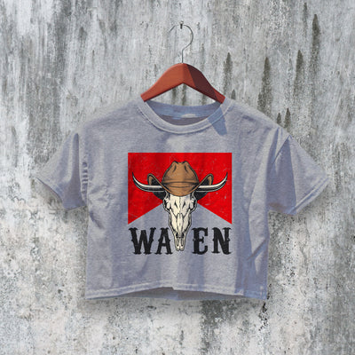 Cowboy Crop Top Morgan Wallen Crop Tee Y2K Morgan Wallen Tour Shirt