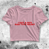 90s R&B Heart Crop Top Y2K Crop Tee Statement Shirt Women Y2K