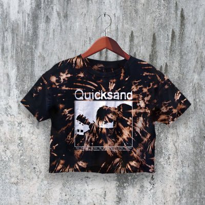 Quicksand Crop Top Slip Crop Tee Quicksand Band Shirt Tour Merch